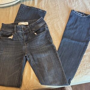 BKE Women's Dark Blue boot cut Jeans